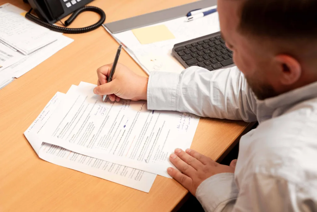 Syndic organisant l'assemblée générale